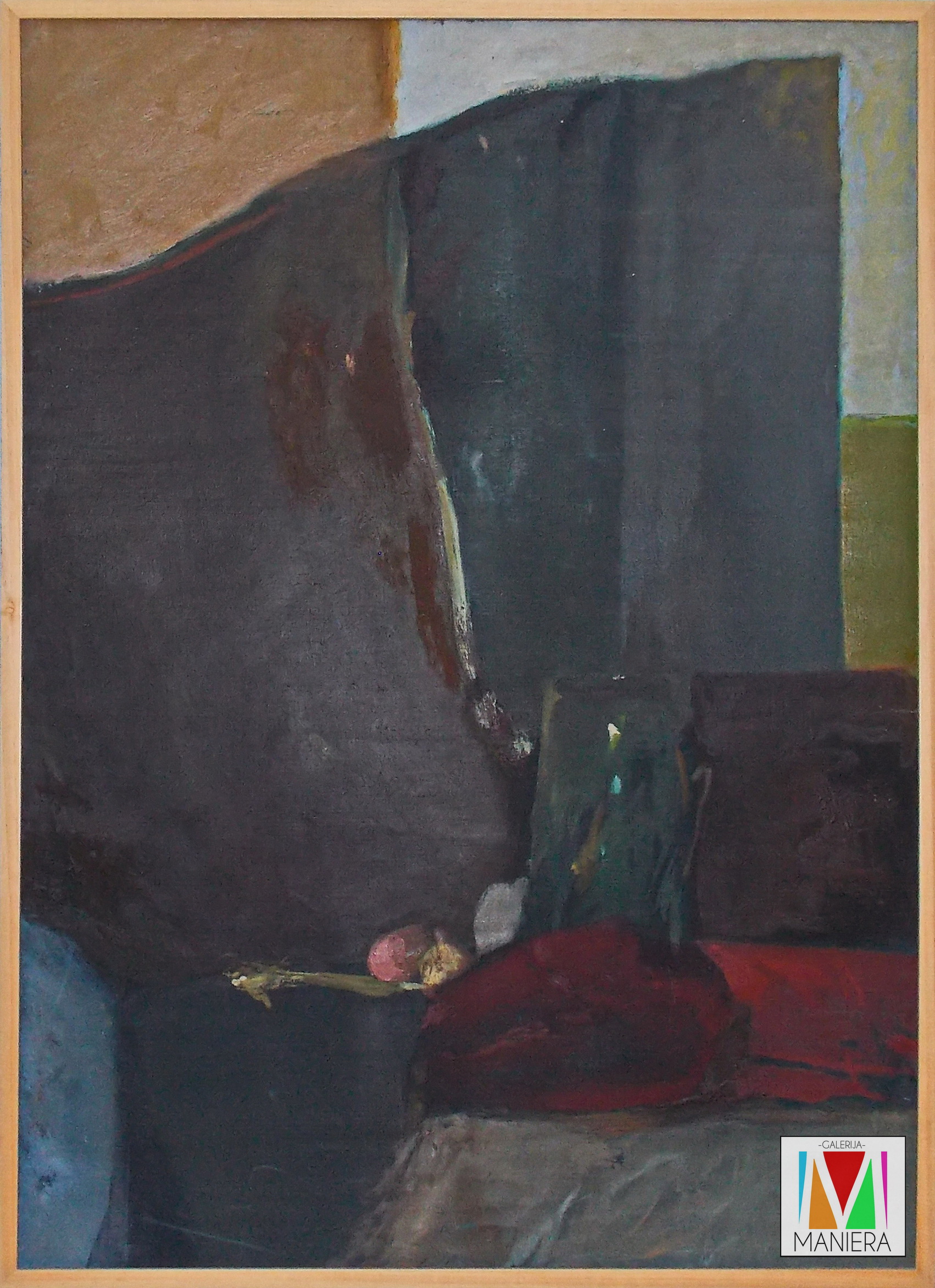 Marinko Benzon
Mrtva priroda
ulje na platnu
115×82 cm
Oko 1965.

I Privatna kolekcija I